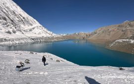तिलिचो तालमा हिउँसँग स्पर्श (फोटो फिचर)