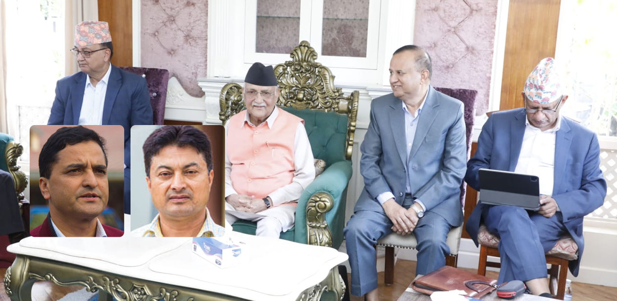 गोकर्ण र योगेशले राजीनामा मागेपछि ओलीले भने- मैले किन छाड्ने ?