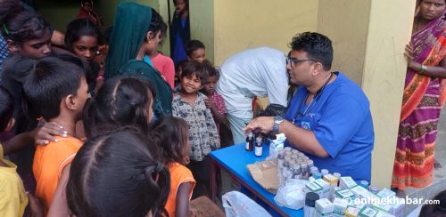 बाढी प्रभावितमा देखिन थाल्यो स्वास्थ्य समस्या