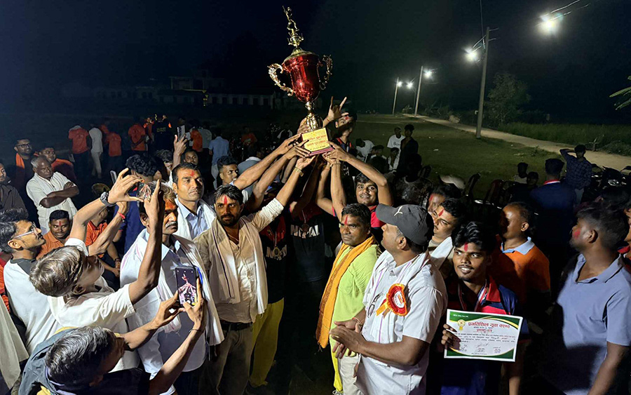 बटेश्वर गाउँपालिका क्रिकेटको उपाधि भंगहालाई