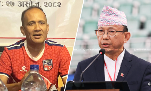 एन्फा वरिष्ठ उपाध्यक्ष खड्काले अध्यक्षलाई बुझाए लिखित स्पष्टीकरण