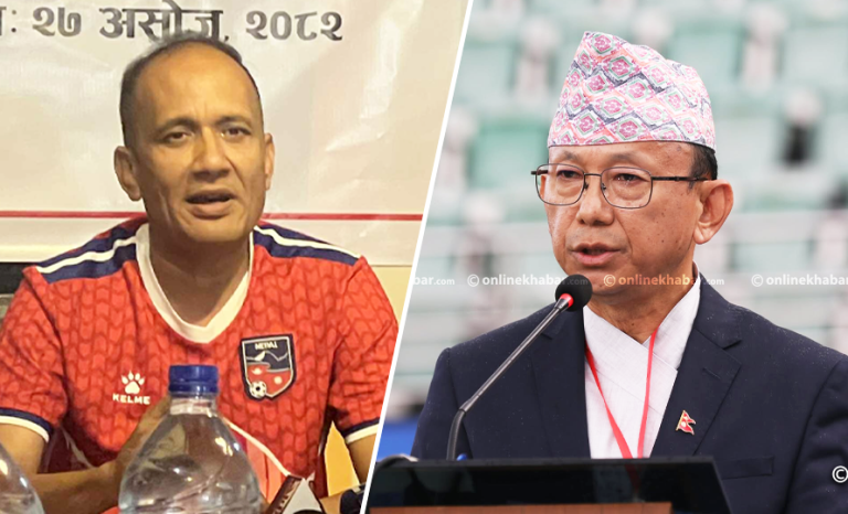 एन्फा वरिष्ठ उपाध्यक्ष खड्काले अध्यक्षलाई बुझाए लिखित स्पष्टीकरण