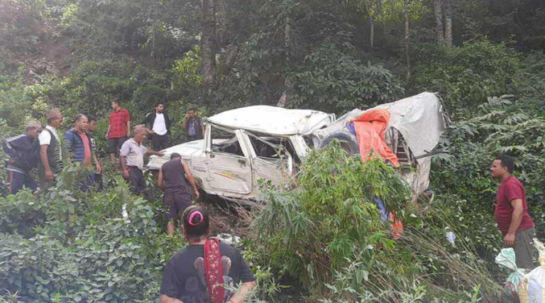 म्याग्दीमा जिप दुर्घटना हुँदा १५ जना घाइते   