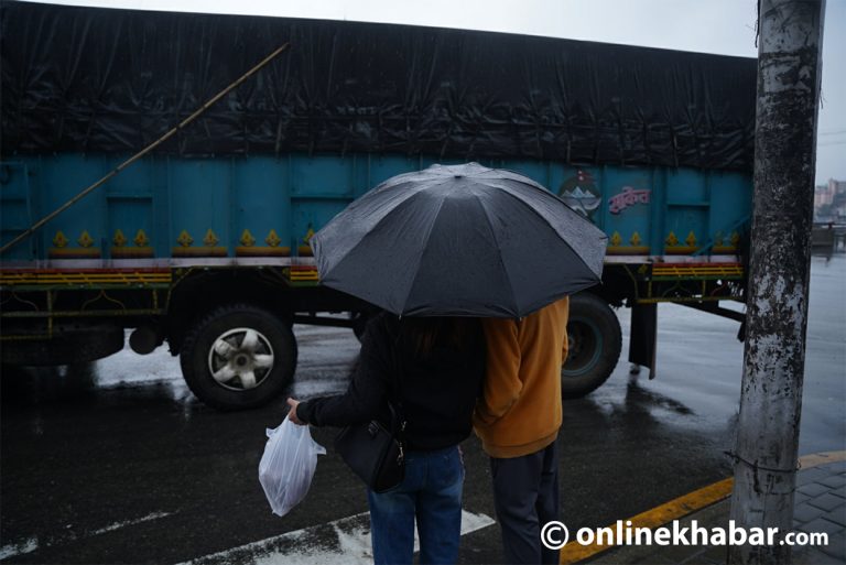 काठमाडौंलगायत देशका विभिन्न जिल्लामा वर्षा