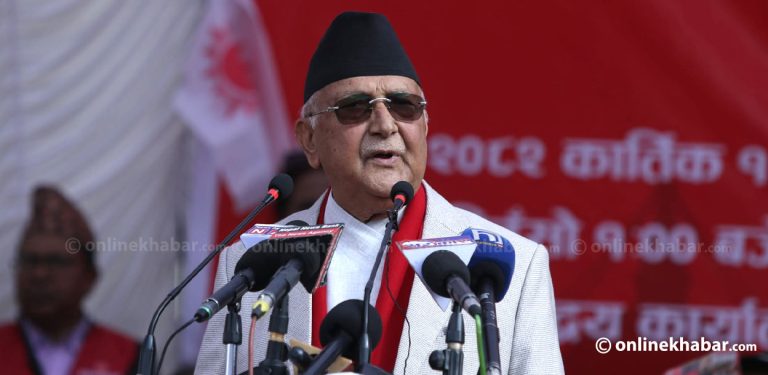 देशमा एमाले छ, शान्ति र सुशासन स्थापना गरिछाड्छ : ओली