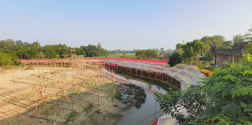 महोत्तरीको बगहीमा नेपाल-भारतको साझा छठघाट