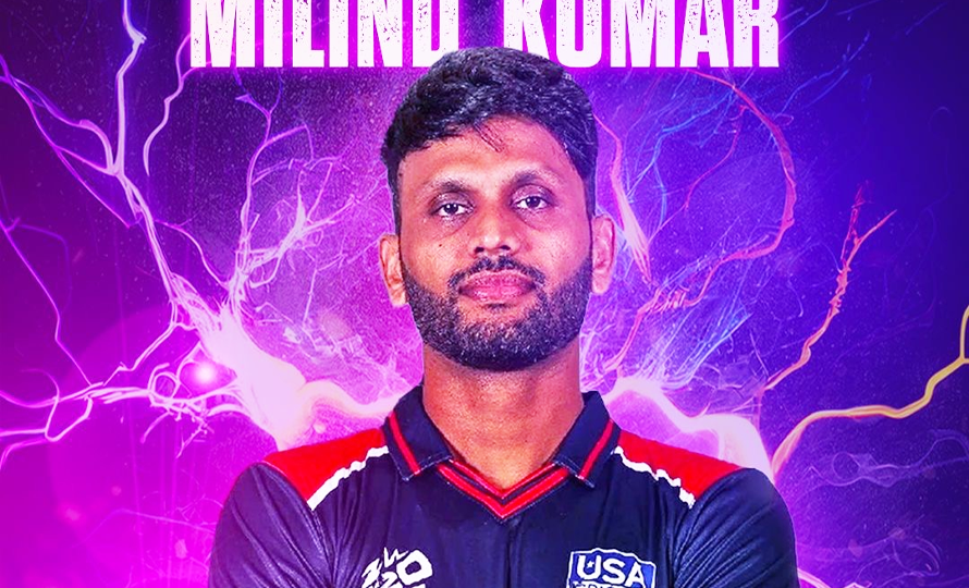 अमेरिकी खेलाडी मिलिन्द कुमार काठमान्डु गोर्खाजमा अनुबन्धित