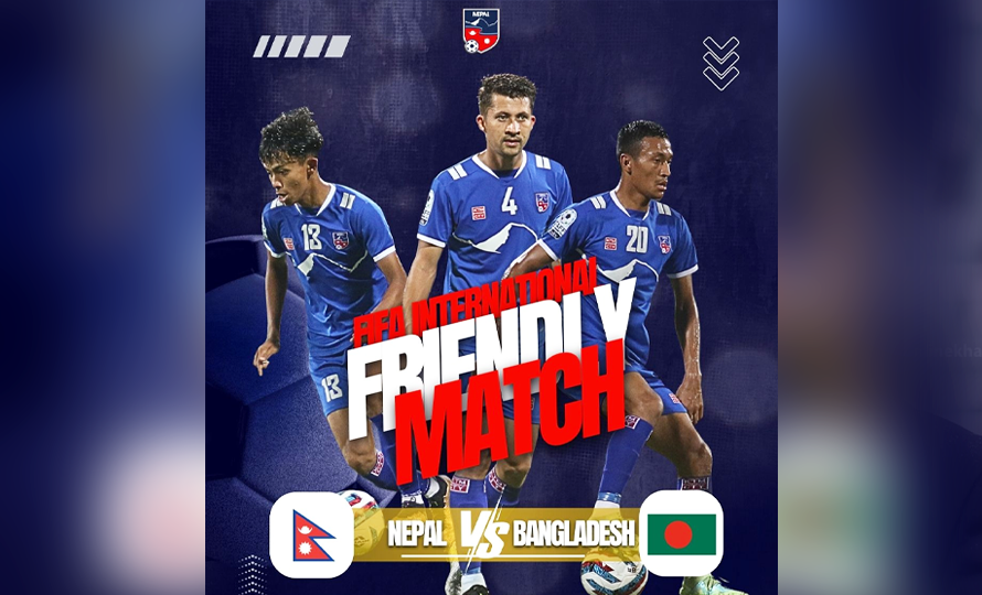 नेपालले नोभेम्बरमा बंगलादेशसँग मैत्रीपूर्ण फुटबल खेल्ने