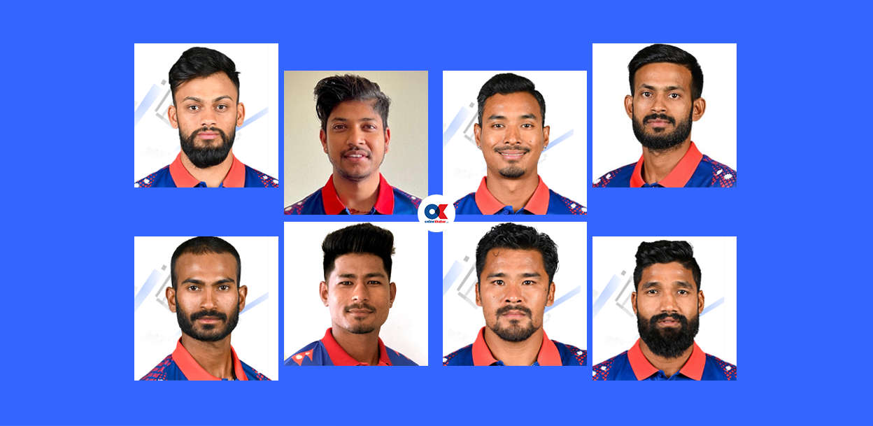 यी हुन् लगातार तेस्रोपटक टी-२० विश्वकप छनोट खेल्ने नेपाली खेलाडीहरू