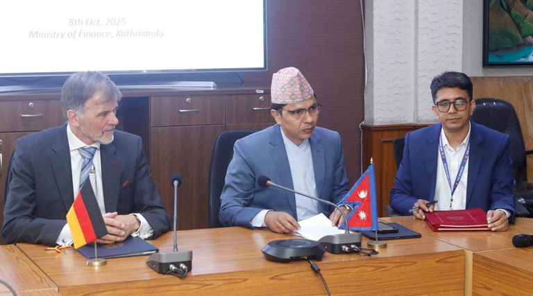नेपाल र जर्मनीबीच वित्तीय र प्राविधिक सहयोग सम्झौतामा हस्ताक्षर