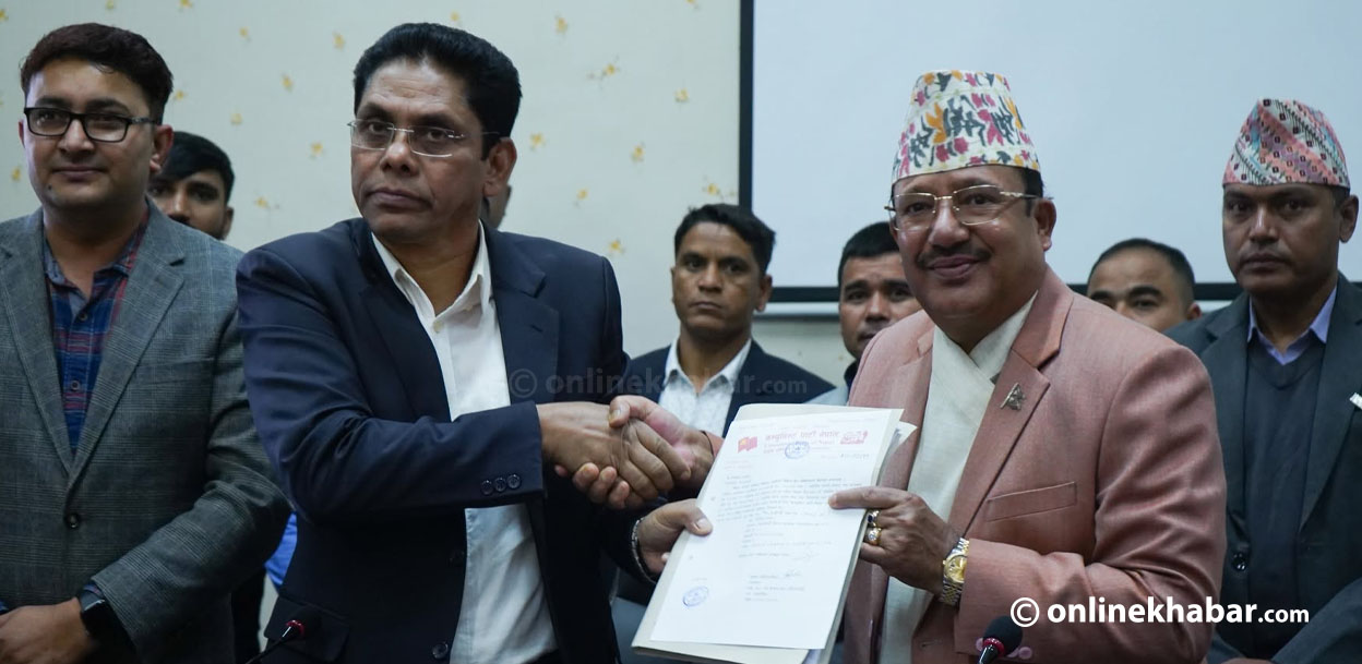 विप्लव नेतृत्वको पार्टीले दियो दल दर्ताको निवेदन