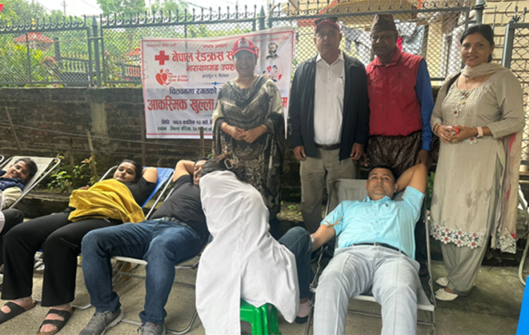 चितवनमा रगतको चरम अभाव, रक्तदान गर्न आह्वान   