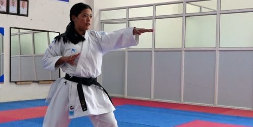 विश्व कराते च्याम्पियनसिपको तयारीमा व्यस्त सानुमाया थिङ