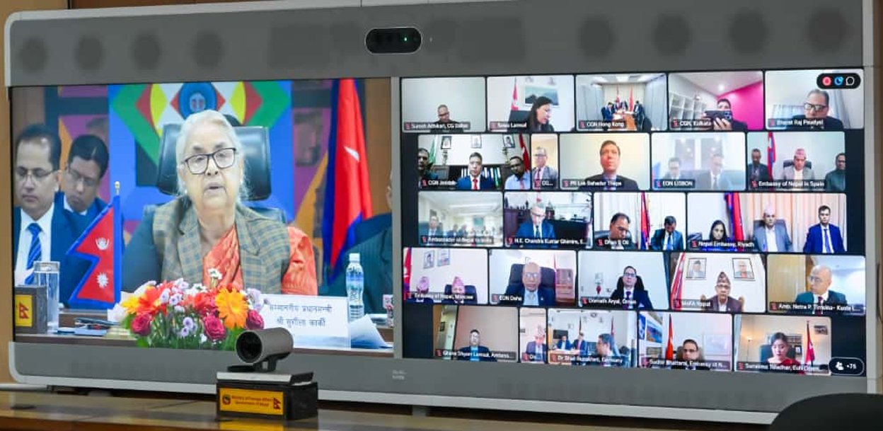 नेपाली राजदूतहरूसँग प्रधानमन्त्रीको छलफल