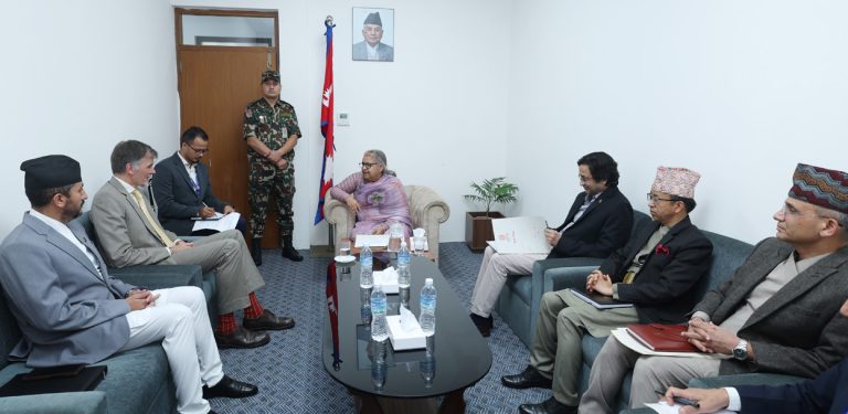 जर्मनीका राजदूतसँग प्रधानमन्त्रीले भनिन्- राहदानी छपाइका लागि पहिल गरिदिनू