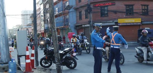 उपत्यकामा सक्रिय ट्राफिक प्रहरी, करिब २०० जना कारबाहीमा