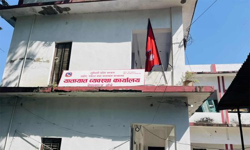 यातायात व्यवस्था कार्यालय नेपालगन्जको सेवा सुचारु