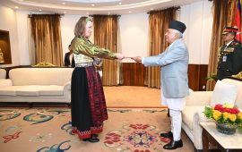 ४ देशका राजदूतले राष्ट्रपतिलाई बुझाए ओहोदाको प्रमाणपत्र