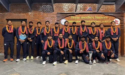 तीन प्रतियोगिता खेलेर डेढ महिनापछि स्वदेश फर्कियो नेपाली क्रिकेट टोली