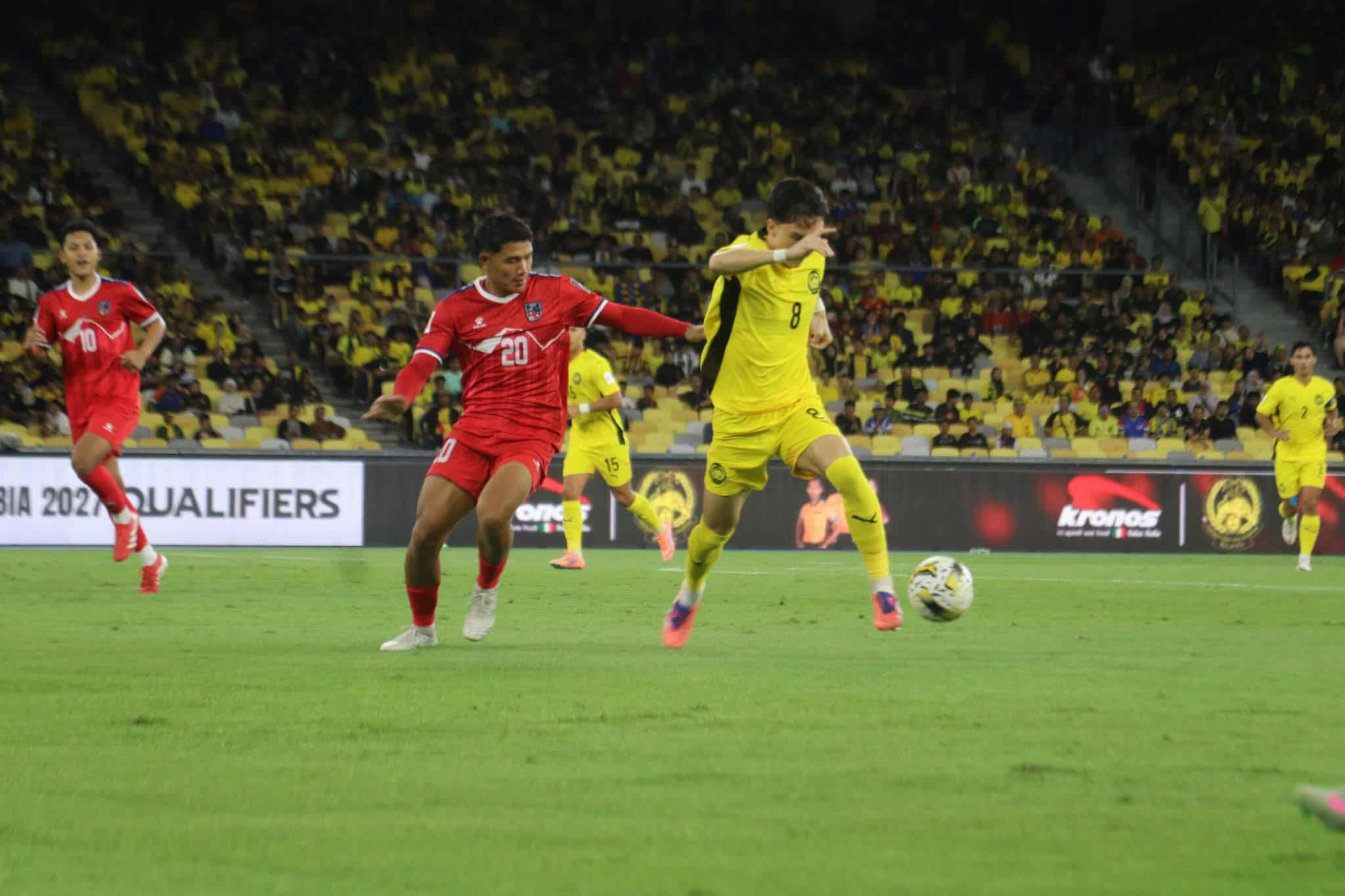 एएफसी एसियन कप छनोट : मलेसियासँग नेपाल पराजित