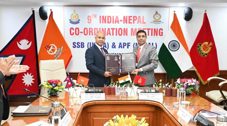सशस्त्र प्रहरी र भारतको एसएसबीबीचको समन्वयात्मक बैठक सम्पन्न
