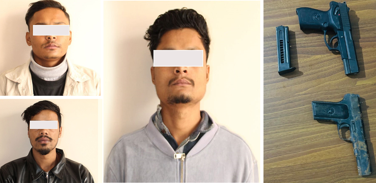 जेनजी आन्दोलनमा प्रहरीको पेस्तोल लुटेर आतंक मच्चाउने समातिए