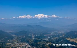 बन्दीपुरबाट देखिएको मनमोहक दृश्य (तस्वीरहरू)