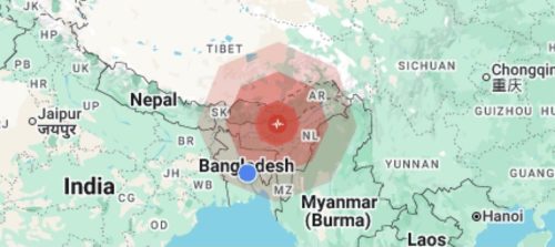 बंगलादेशमा भूकम्पको शक्तिशाली धक्का