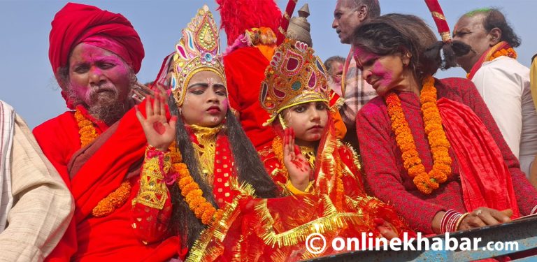 रामसीताको विवाह उत्सव मनाउँदै जनकपुरबासी