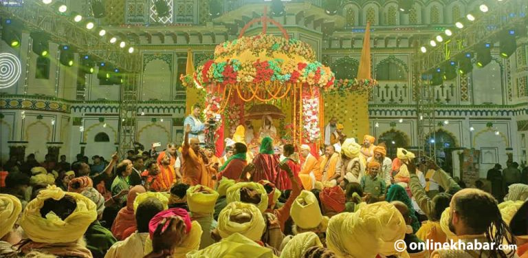 सिंगारियो जानकी मन्दिर, रातभर हुनेछ वैवाहिक कार्यक्रम (तस्वीरहरू)