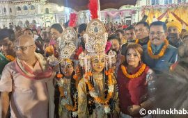 विवाह पञ्चमीको पहिलो दिन राम-लक्ष्मणलाई गराइयो नगरदर्शन (तस्वीरहरू)