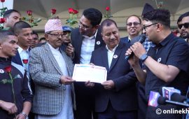 विप्लव नेतृत्वको दलले पायो प्रमाणपत्र, चुनाव चिह्न गुलाब