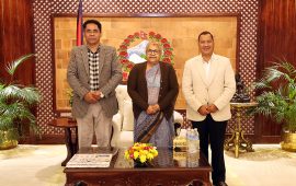 विप्लव र प्रकाण्डले भेटे प्रधानमन्त्री