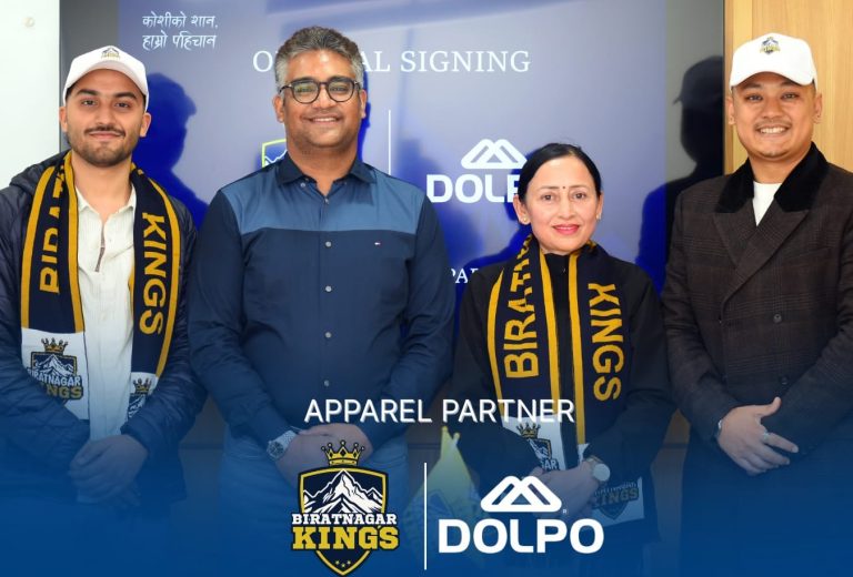 विराटनगर किङ्सको अपेरल पार्टरनमा डोल्पो