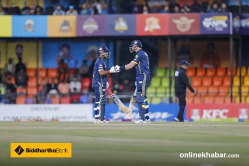 एनपीएलको दोस्रो दिनमा विदेशी र नेपाली खेलाडीको सन्तुलित प्रदर्शन