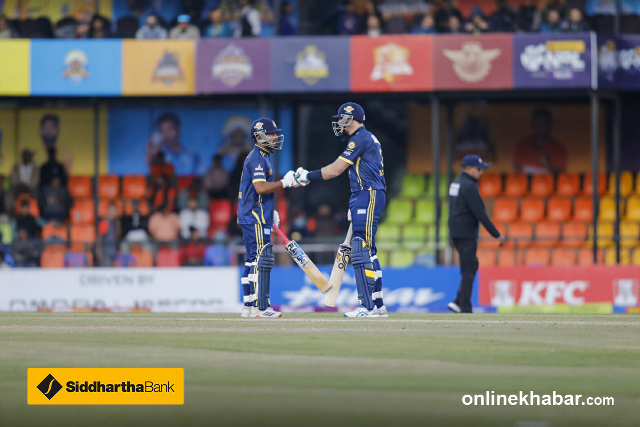 एनपीएलको दोस्रो दिनमा विदेशी र नेपाली खेलाडीको सन्तुलित प्रदर्शन