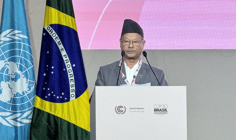 कोप–३० मा कृषिमन्त्रीको नेतृत्वमा सहभागिता, जलवायु न्यायका लागि आह्वान