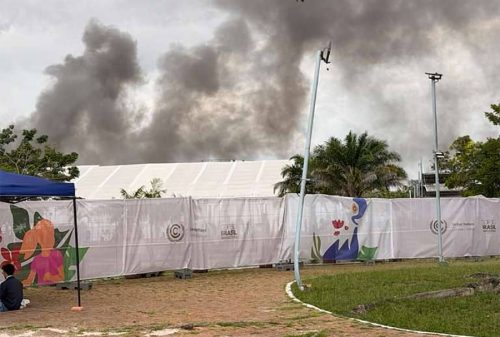 कोप–३० सम्मेलन आयोजना स्थलमा आगलागी