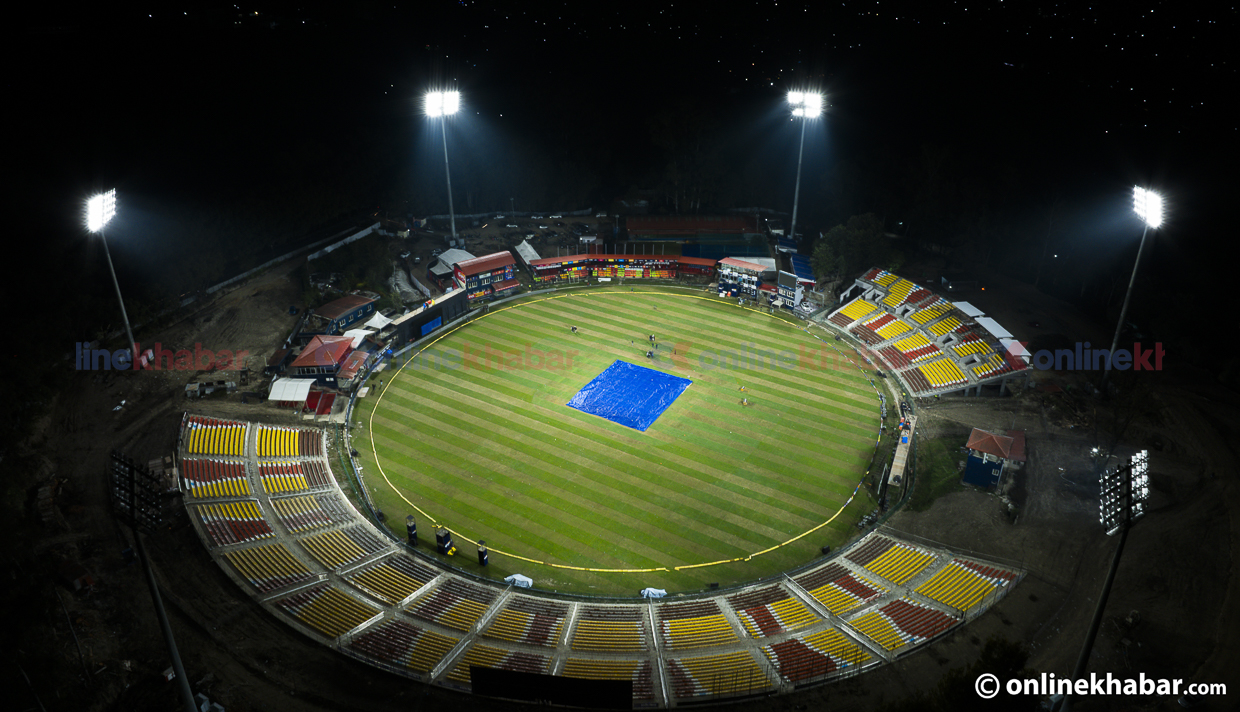 अब एक महिना यसैगरी बल्नेछ त्रिवि क्रिकेट मैदान (तस्वीरहरू)