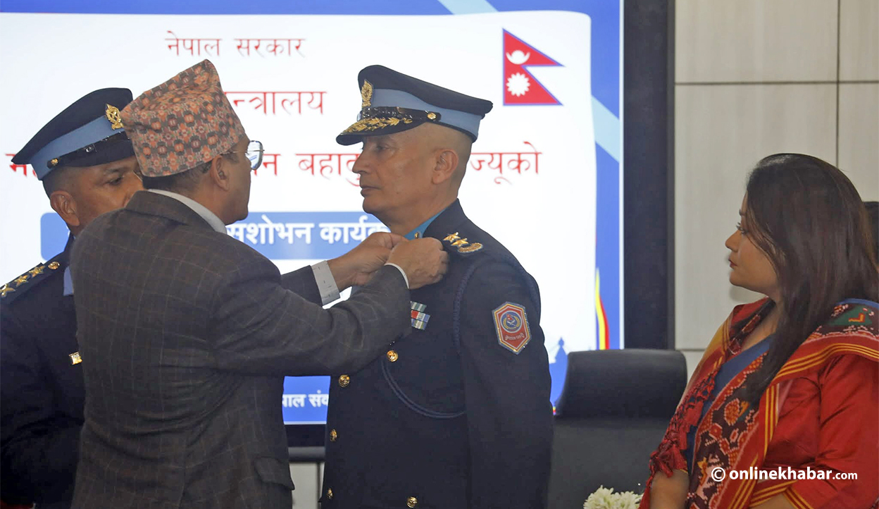 नवनियुक्त आईजीपी कार्कीले उठाए प्रहरी सहचारी राख्नेदेखि राशन वृद्धिसम्मको विषय