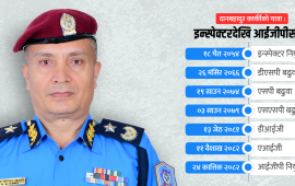 ३३ औं आईजीपी कार्कीले सम्हाल्नेछन् साढे २ वर्ष प्रहरीको कमाण्ड