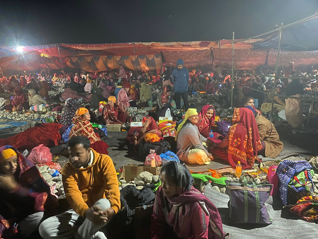 देवघाटधाममा शतबीज छर्नेको घुइँचो