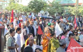 धनगढीमा एमालेको जनसभा (तस्वीरहरू)