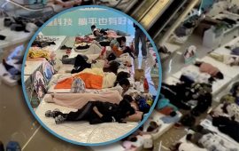 चीनमा गद्दामा सुत्ने अनौठो प्रतियोगिता