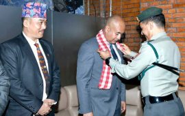 सशस्त्र प्रहरी महानिरीक्षक अर्याल नयाँदिल्ली प्रस्थान