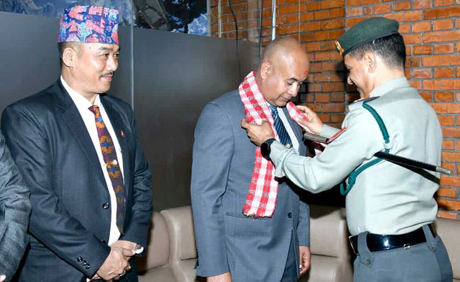 सशस्त्र प्रहरी महानिरीक्षक अर्याल नयाँदिल्ली प्रस्थान