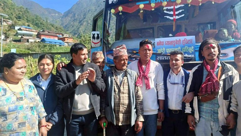 बनेपा–च्याम्राङ्गबेशी-हेटौँडा बस सेवा सुरु