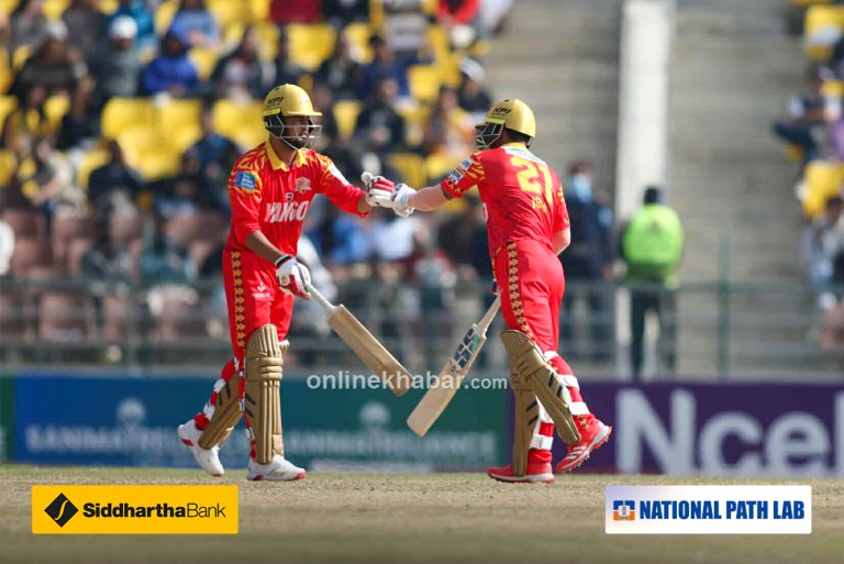 लुम्बिनी लायन्सले सुदूरपश्चिमलाई दियो १४४ रनको लक्ष्य