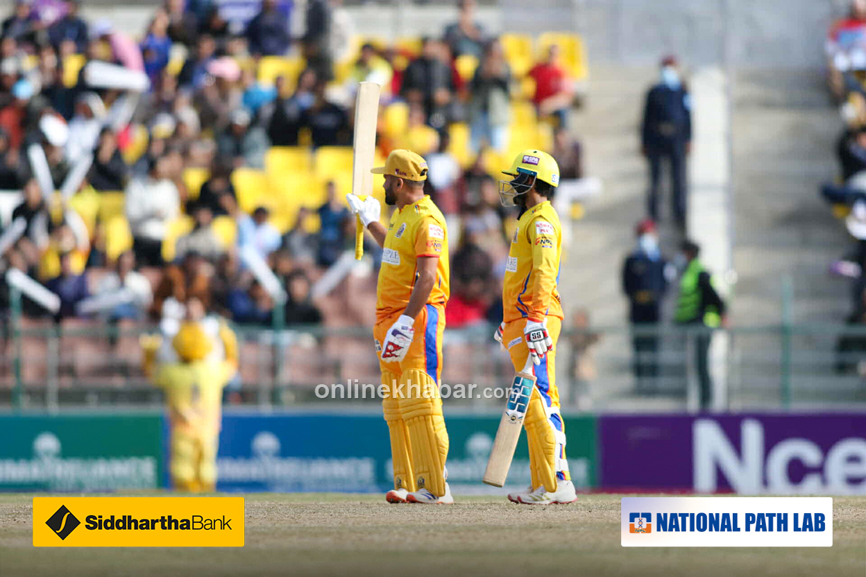 विनोद भण्डारीको अर्धशतकमा सुदूरपश्चिमको लगातार चौथो जित, लुम्बिनीको तेस्रो हार