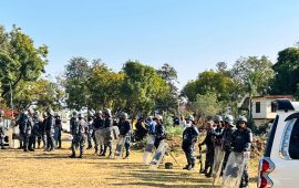 सुरक्षा घेराबीच सुर्खेतमा महेश बस्नेतको भाषण